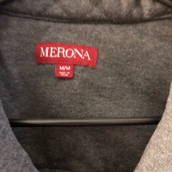 Merona Grey Women’s Sweater Pea Coat - Medium - Picture 3 of 4